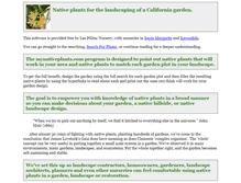 Tablet Screenshot of mynativeplants.com
